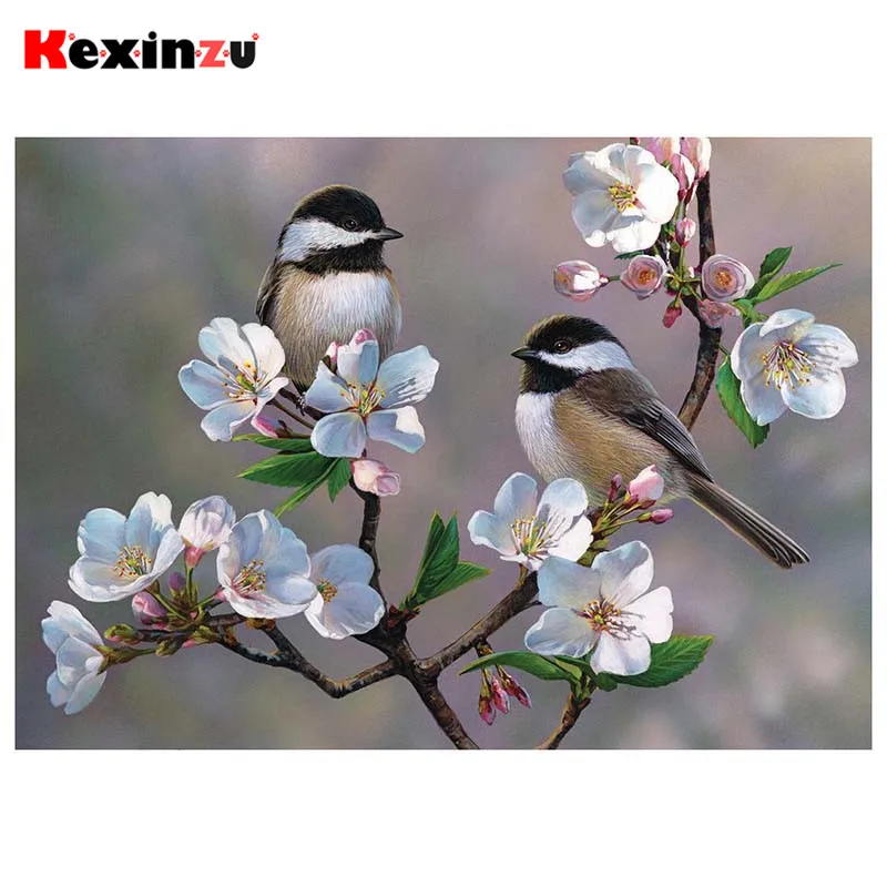 

Kexinzu 5d Full DIY Square Diamond Painting Cross Stitch Animal Bird 3d Round Embroidery Mosaic Resin Home Decor Gifts K51