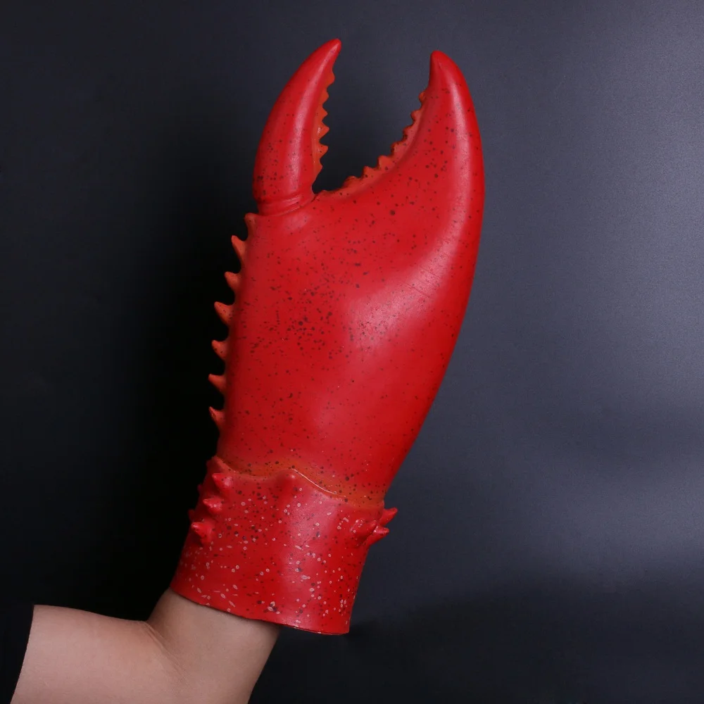 New Lollipop Chele Gloves Halloween Cosplay Comic Cartoon Crab Lobster Unique Carnival Costume Fantasy Cosplay  (4)