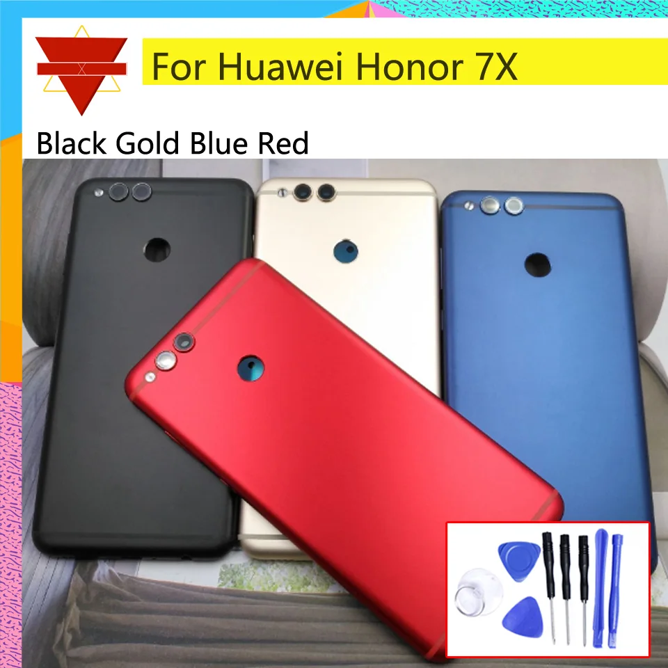 5 93 дюйма для Huawei honor 7X BND L21 L22 L24 AL10 задняя крышка аккумулятора корпуса с боковыми
