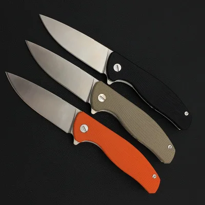 

WT018 Folding Knife 440C Blade Tactical Knives G10 Handle Survival Camping Hunting Rescue Knives Outdoor EDC Tools OEM