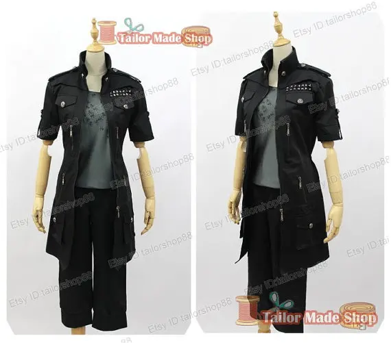 Final Fantasy XV Noctis Lucis Caelum Cosplay Costume Halloween Uniform T,shirt+Coat+