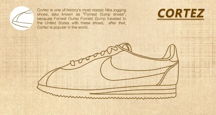 Новое поступление, оригинальные нейлоновые мужские кроссовки для бега NIKE CLASSIC CORTEZ