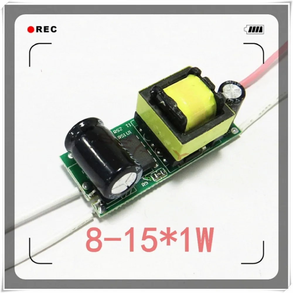 

5pcs (8~15)*1W ,AC 85~265v High power Driver For LED Lamp Light Constant Current Driver Power Supply