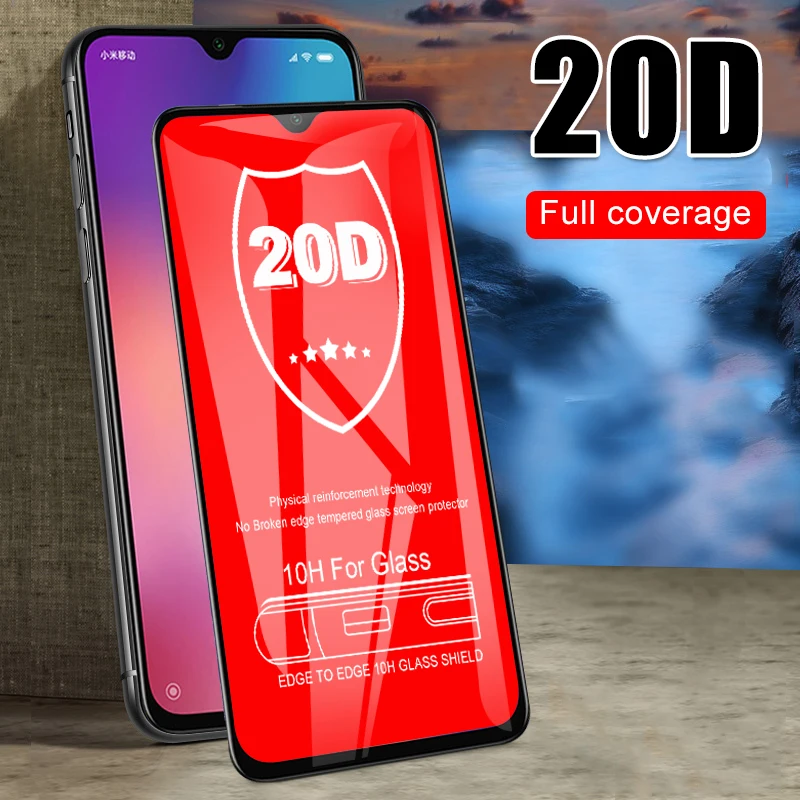 

20D Curved Protective Glass Screen Film On The For Xiaomi mi 9 SE mi 8 Lite Tempered Glass For Xiaomi mi8 SE mi9 Protector Glass