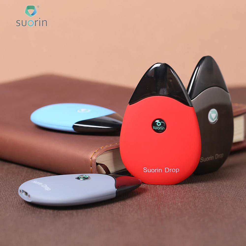 

Original Suorin Drop Starter Kit 310mah Built In Battery Vape kit 2ml E-cig Full Kit Capacity Electronic Cigarette Vs Suorin Air