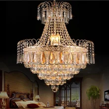 Lustre K9 Gold Crystal Chandelier Remote Control Modern Led Chandelier Lighting Bedroom Living Room Dining Room 110V 220V