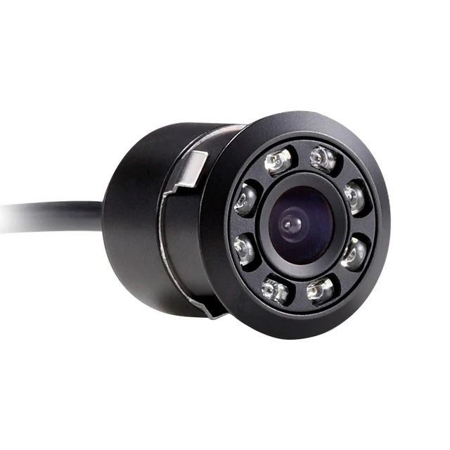 

NAVITOPIA 8 LED Night Vision 18.5mm Car Parking Reverse Rear View Backup Camera With Full HD CCD PC3030 170 Degree Waterproof