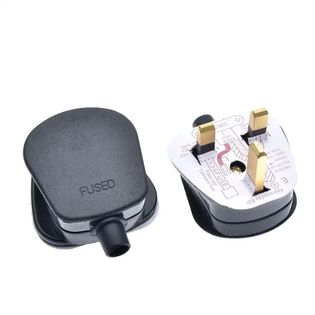 Белый/черный 3 Pin UK Сетевой Верхний разъем 13A 13 AMP прибор розетка предохранитель адаптер бытовой, 1 шт. - изображение