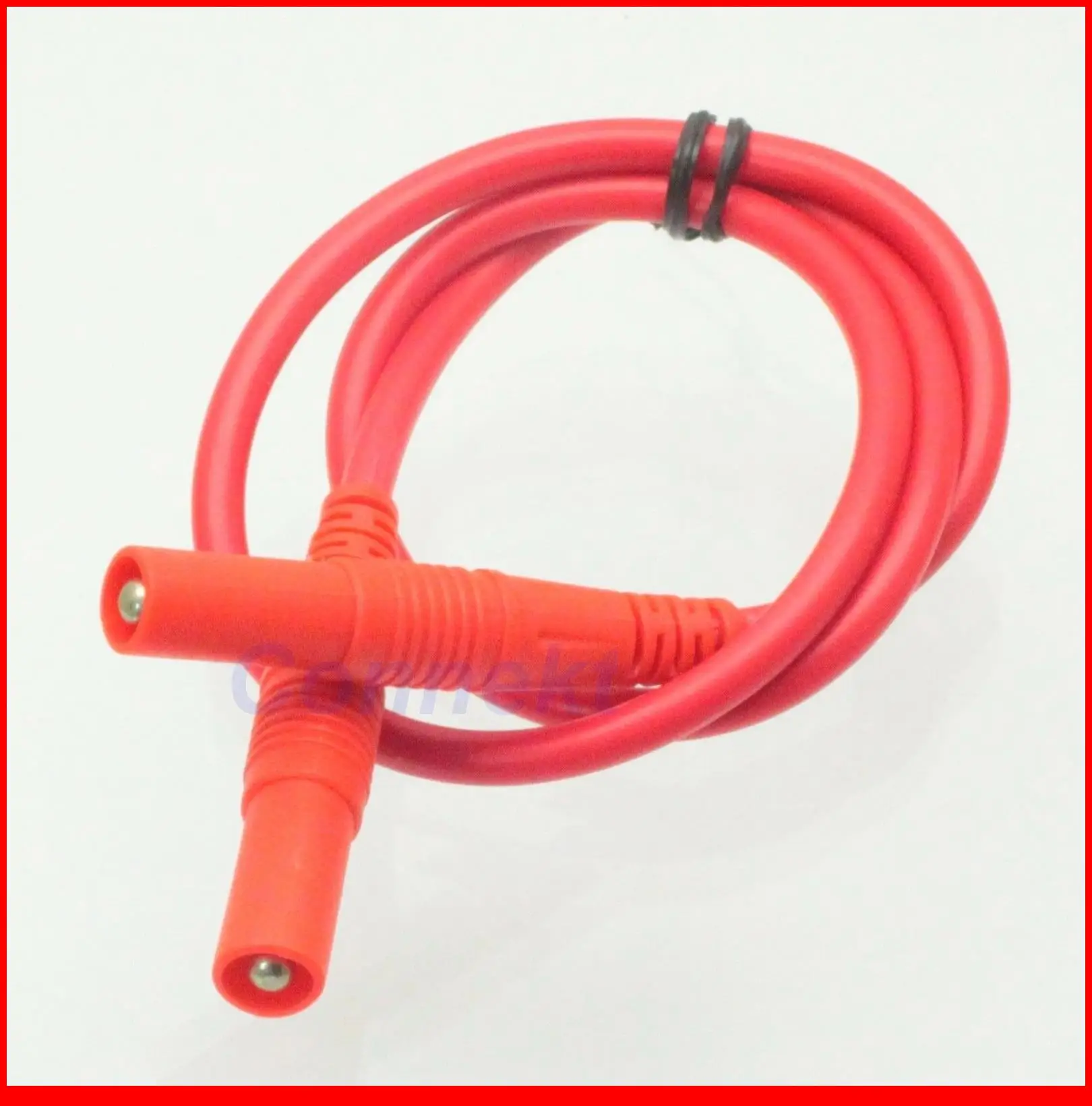 

10pcs/lot 4mm Banana plug male to plug Security Insulation Type 50cm red cable leads 10A