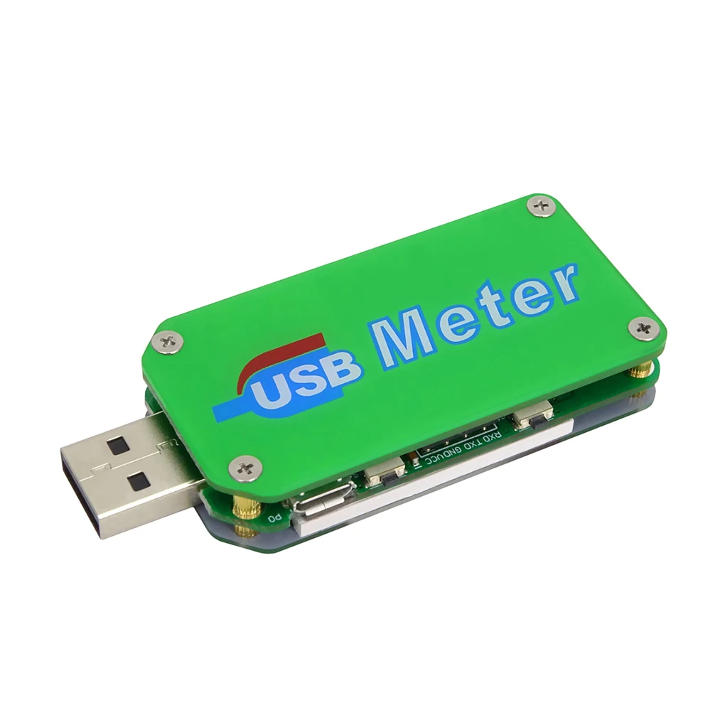 UM24/UM24C USB 2,0 цвет ЖК-дисплей тестер напряжение измеритель тока Вольтметр Амперметр кабель для зарядки аккумулятора сопротивление измерения