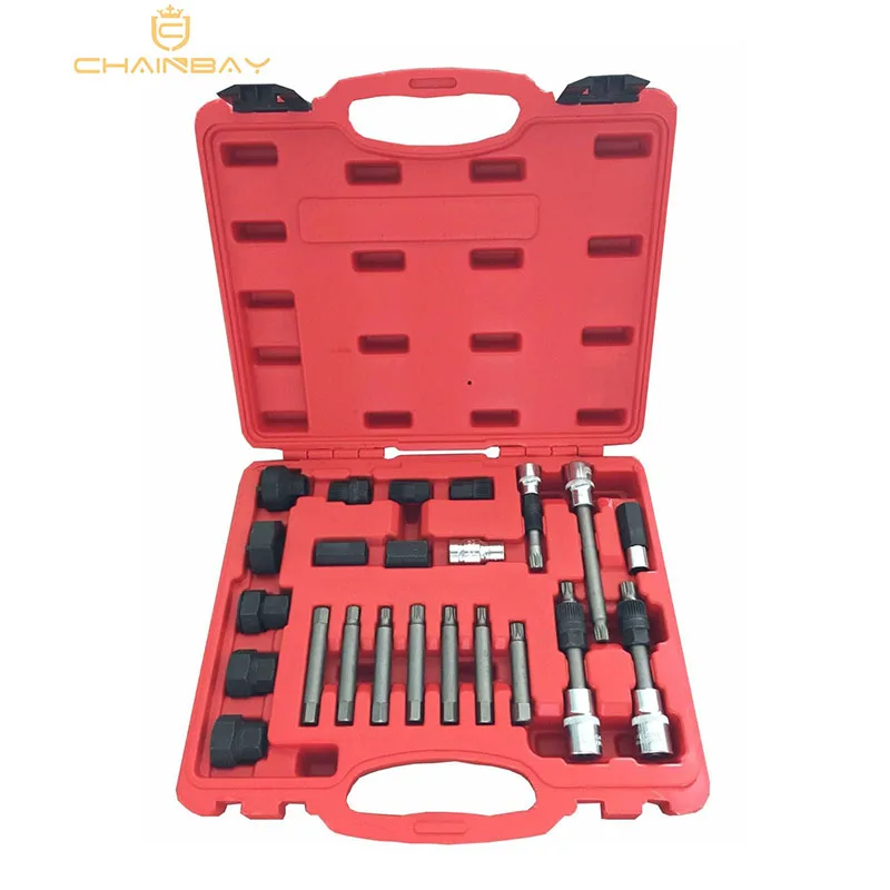 

24 PCS ALTERNATOR PULLEY REPAIR TOOL KIT AUTOMOTIVE TOOLS