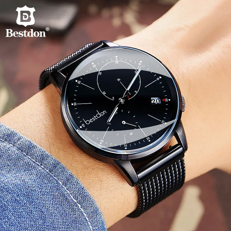 Bestdon الرجال ساعات آلية التلقائي الصلب الكامل للماء ساعة سوداء الأزياء الإمالة مضيئة سويسرا الفاخرة العلامة التجارية Bestdon الرجال ساعات آلية التلقائي الصلب الكامل للماء ساعة سوداء الأزياء الإمالة مضيئة سويسرا الفاخرة العلامة التجارية