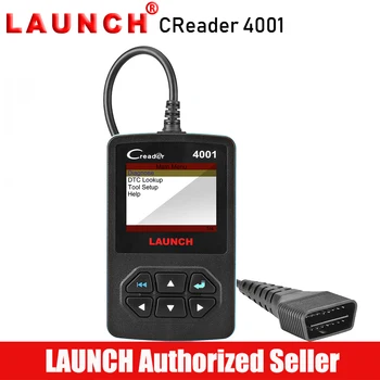 

Launch Creader 4001 OBD2 Scanner Automotive Code Reader Car Fault Code Scanner Diagnostics Tool Universal Autoscanner Scan Tools