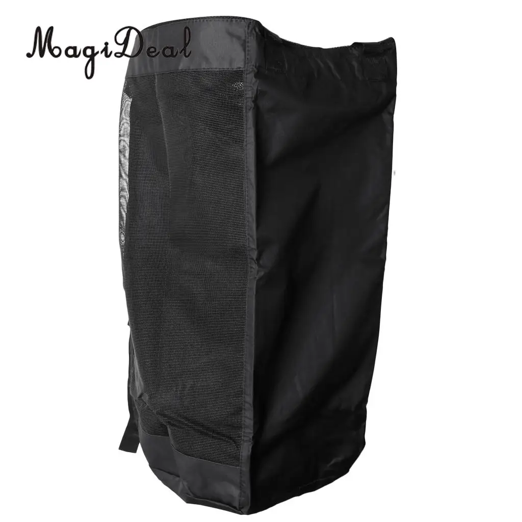 90L Large Capacity Inflatable SUP Paddle Board Storage Holder Carry Mesh Bag & Adjustable Shoulder, Chest Strap