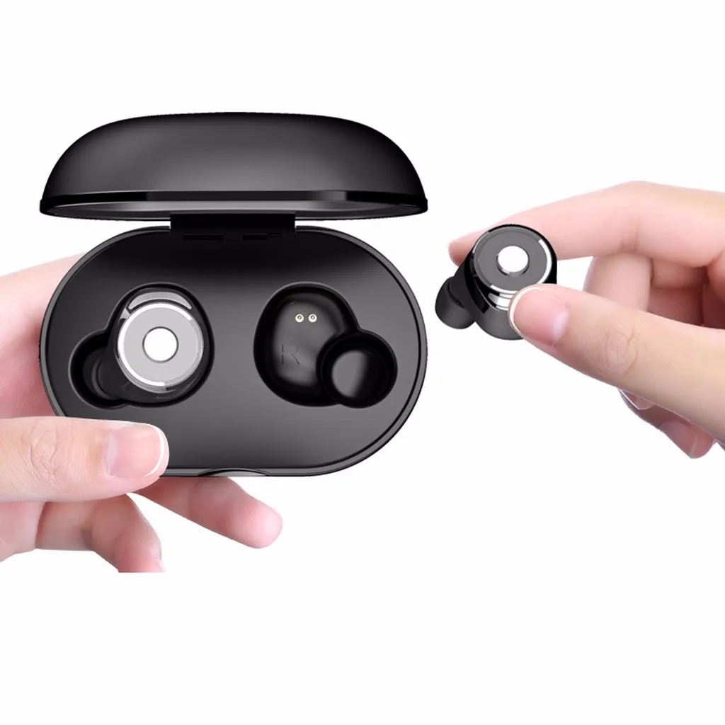 

Wireless Bluetooth Earbuds TWS Wireless Bluetooth Twins Earpieces Stereo Headset V5.0 Sports Mini Earbuds Earphone 6.4A