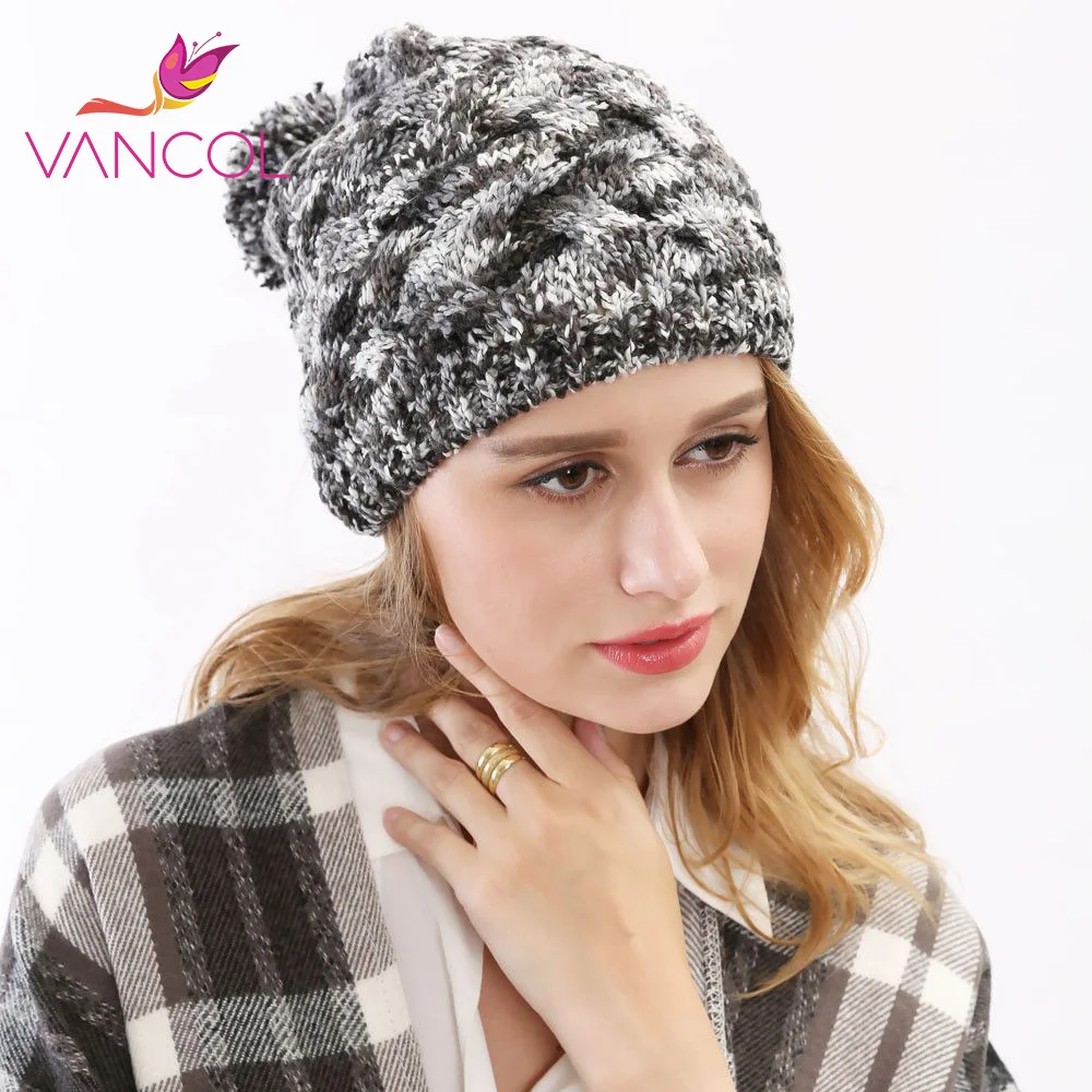 2015 Hot Sale Wool Hats Paisley Yarn Knitted Hat Skullies Beanis Gorros