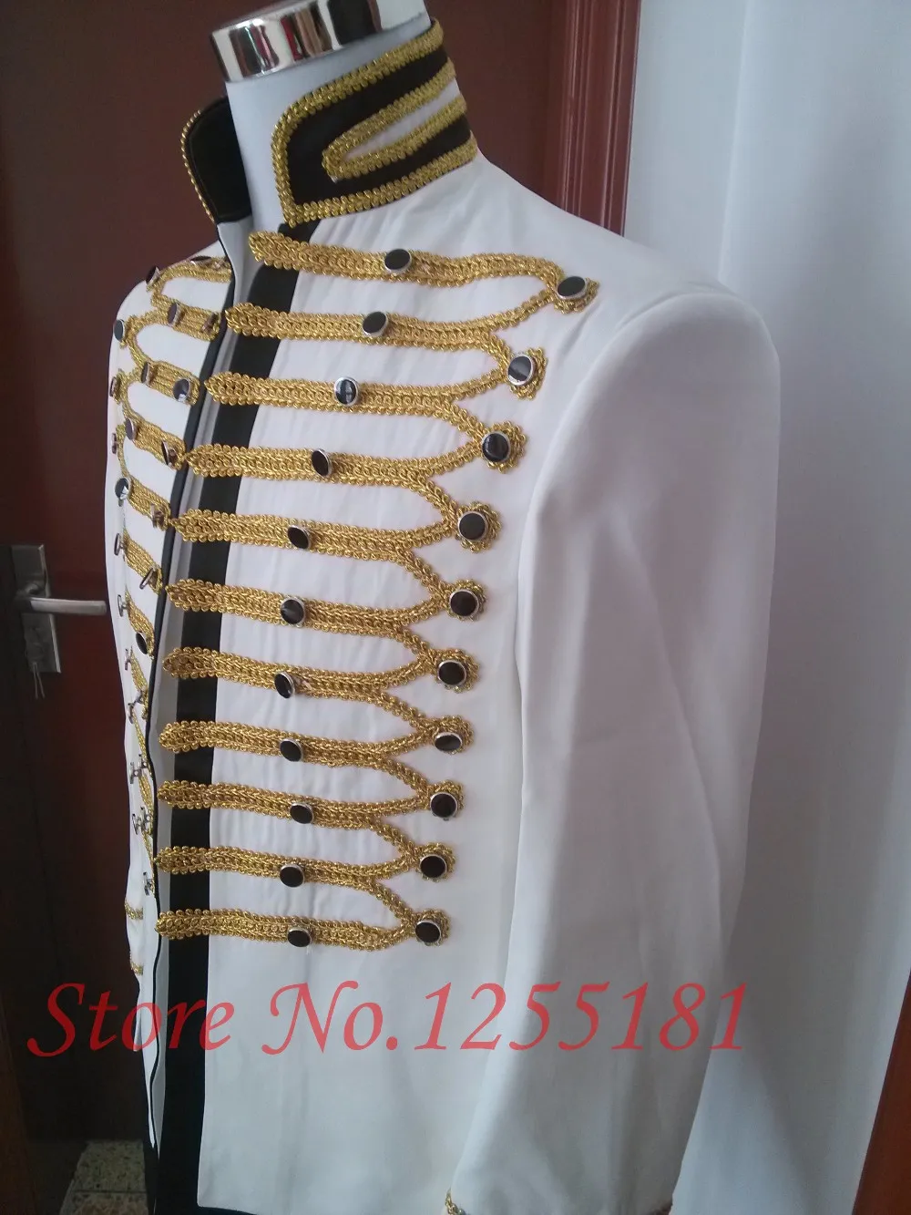 Модный двубортный королевский костюм Одежда для пения куртка Майкл костюм Джексон ночной клуб пальто