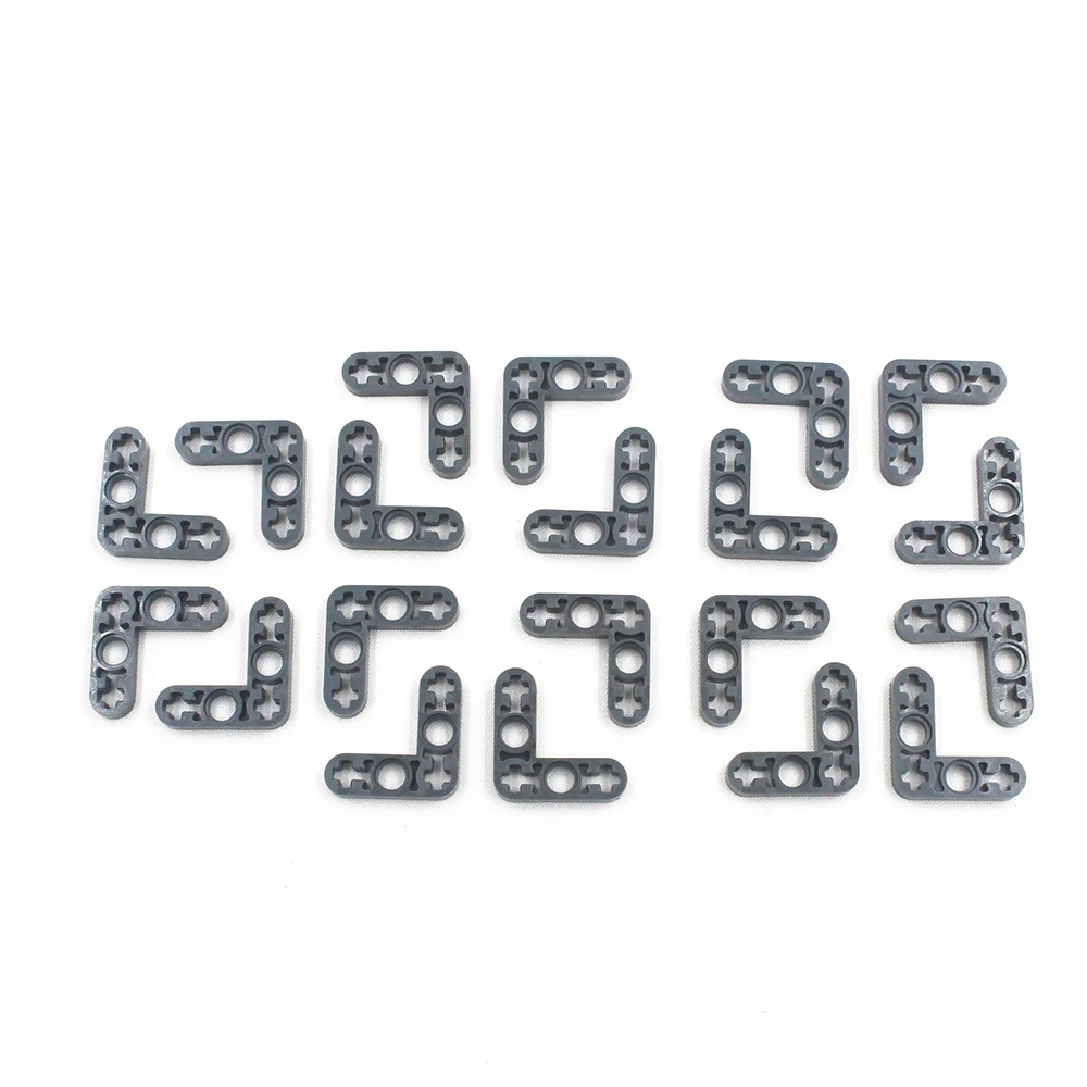 Building Blocks Bulk MOC Technic Parts 20pcs TECHNIC LEVER 3X3M, 90DGE compatible with lego for kids boys toy