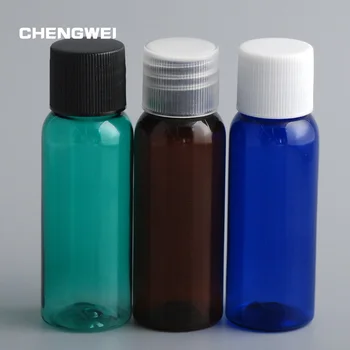 

CHENGWEI 20Pcs/lot 20ml Refillable Plastic Empty Portable Bottle Lotion Soap Shampoo Bath Container Cosmetic Makeup Bottles