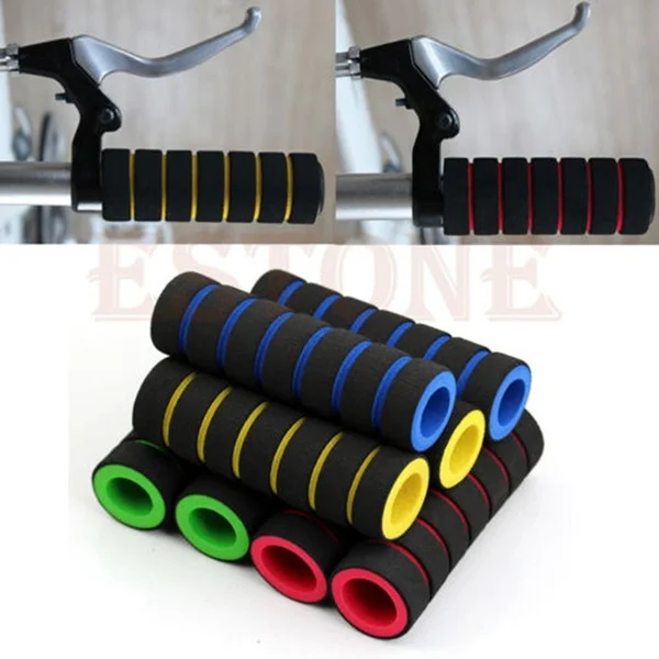 

8PCS/4Pair Non-slip Bike Handle Bar Racing Bicycle Motorcycle Foam Sponge Grip Cover Soft Handlebar Bike Bar Wholesale