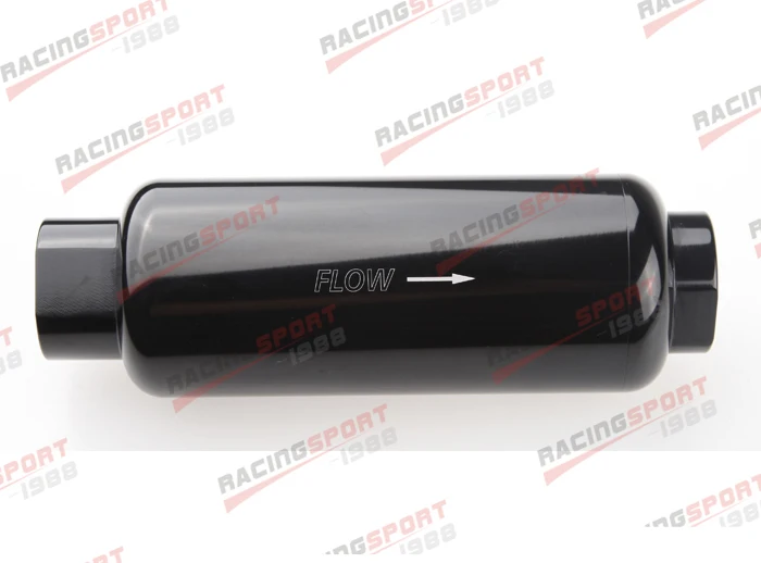 3/8&quot NPT Female Black Anodised Billet Magnetic High Flow Fuel Filter 100 Micron | Автомобили и мотоциклы