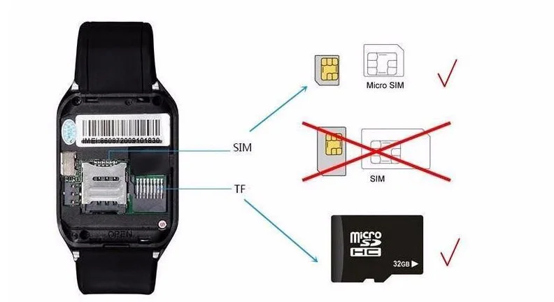 10 шт./партия Смарт-часы Q18 Arc поверхность сенсорный экран камера SIM TF карта Bluetooth smartwatch телефон для Android IOS DHL