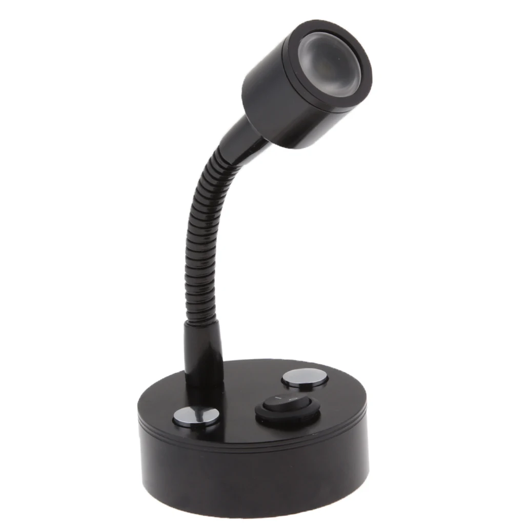1W 12V Gooseneck LED Reading Light for Home RV Camper Marine Boat Motorhome de luz de lectura conduit une lampe de lecture
