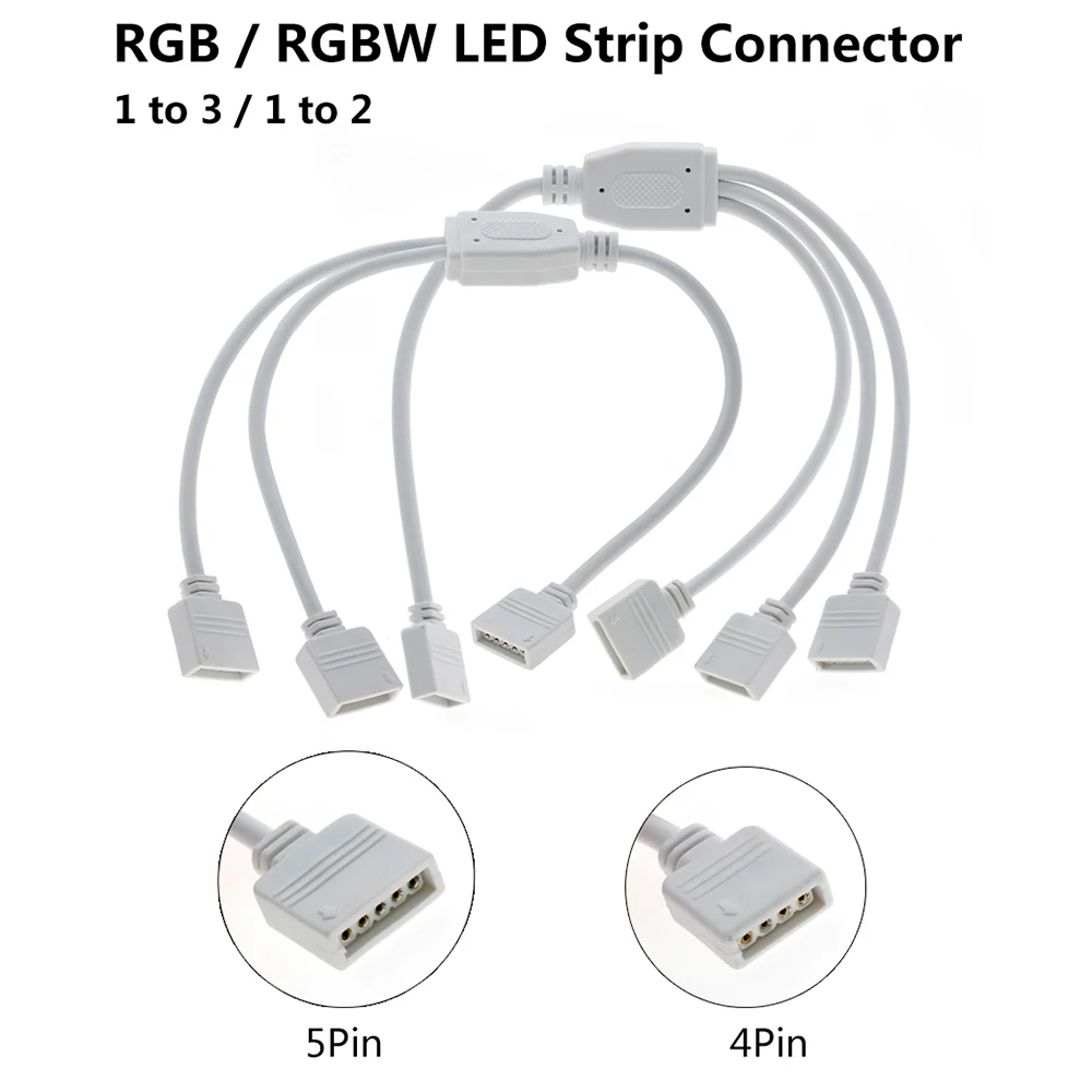 4pin 5pin концентратор 1 до 3/отклонения в размерах на 1-2 RGB/RGBW Светодиодные ленты Разъем