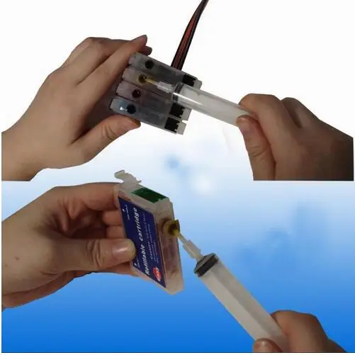 

6*10ML ink cartridge printer ink box Refilling Syringe for hp 933 971 920 934 950 951 Ink cartridges CISS