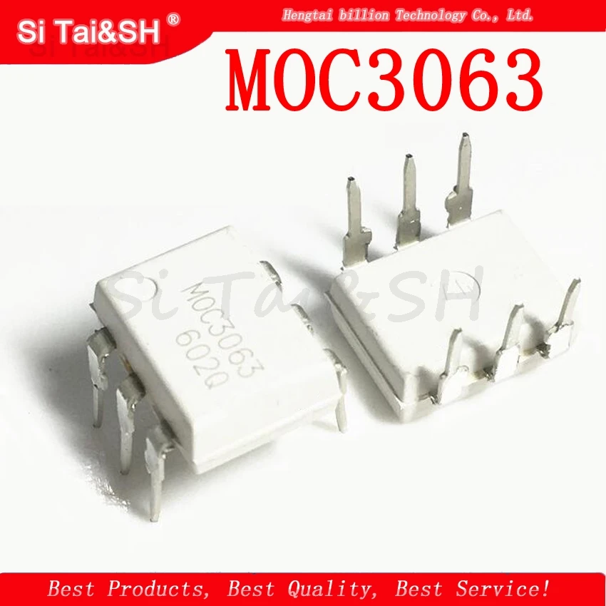 10pcs Moc3063 Dip6 Dip Dip-6 New And Original Ic - Integrated Circuits ...