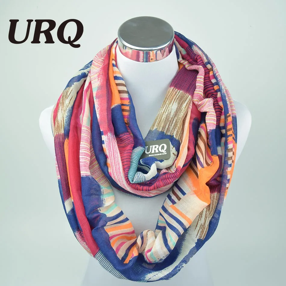Дизайнерский бренд, модные шарфы бесконечности, зимний теплый клетчатый женский шарф, тартан, шарфы V8A9213