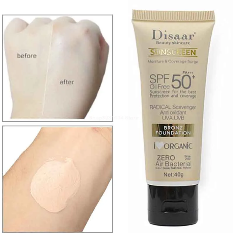 

Disaar Facial Body Sunscreen Whitening Sun Cream Sunblock Skin Protective Cream Anti-Aging Oil-control Moisturizing SPF 90 Face