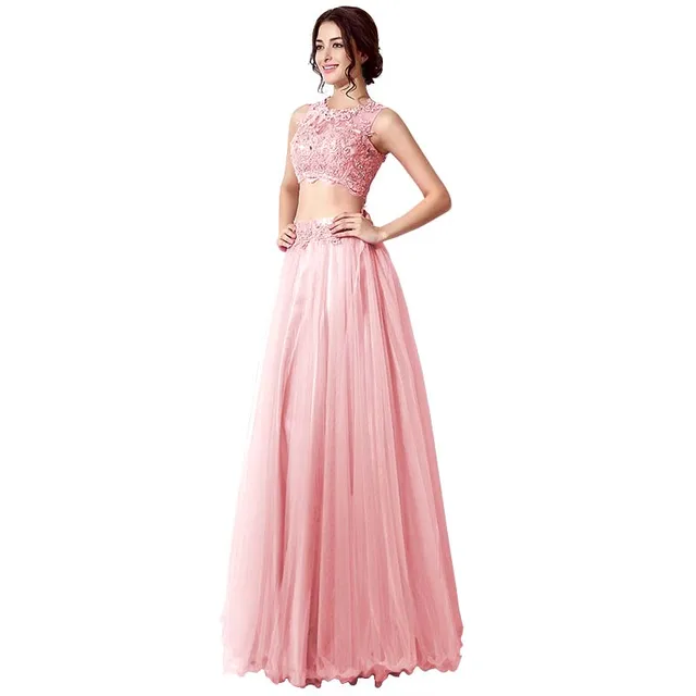 long 2 piece homecoming dresses