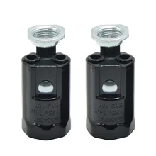 E12 подсвечники лампы Черный основы лампы с стойки 43/54/63/70/78/88 /мм Винт подвесной светильник лампы гнездо DIY держатели свет 12 шт