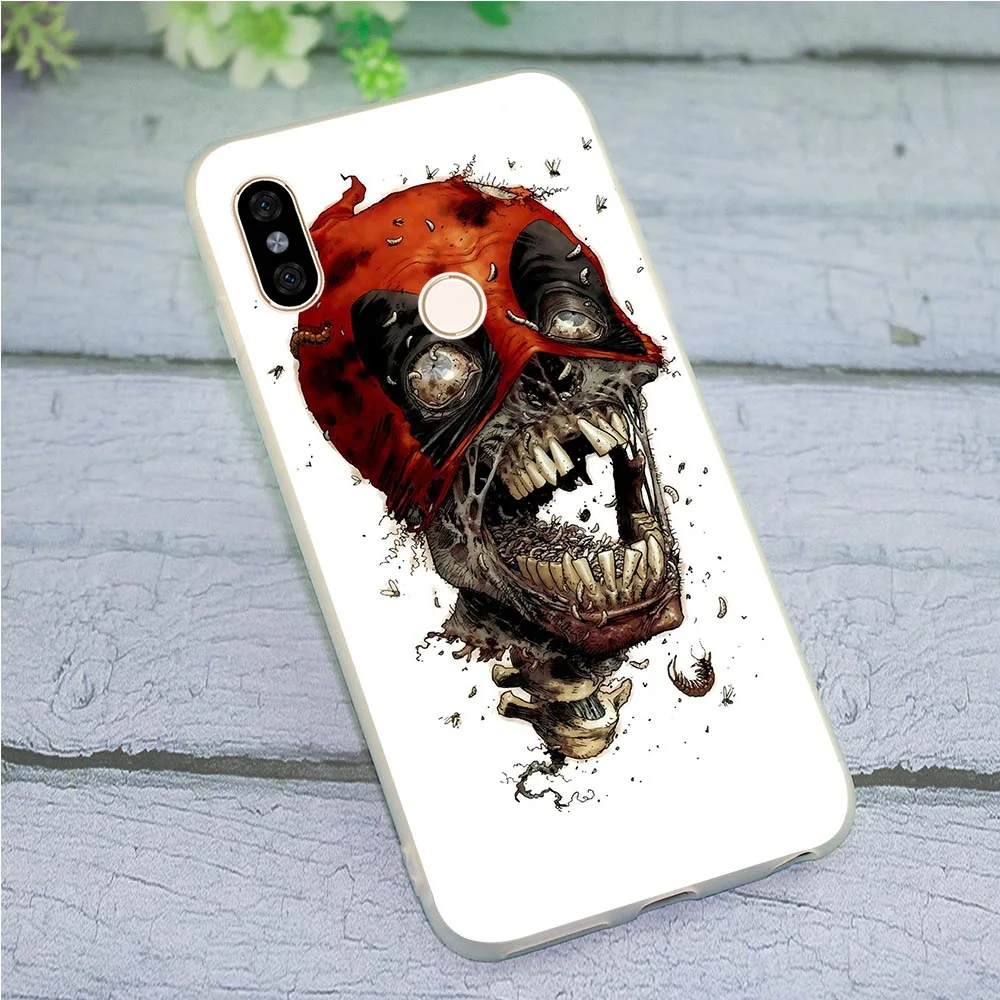 Чехол для телефона Redmi 8A Deadpool Comic Case 4X 4A 5 Plus 5A Prime Note 6 Pro 7 Xiaomi Mi 8 Lite A2 A1 9 10se