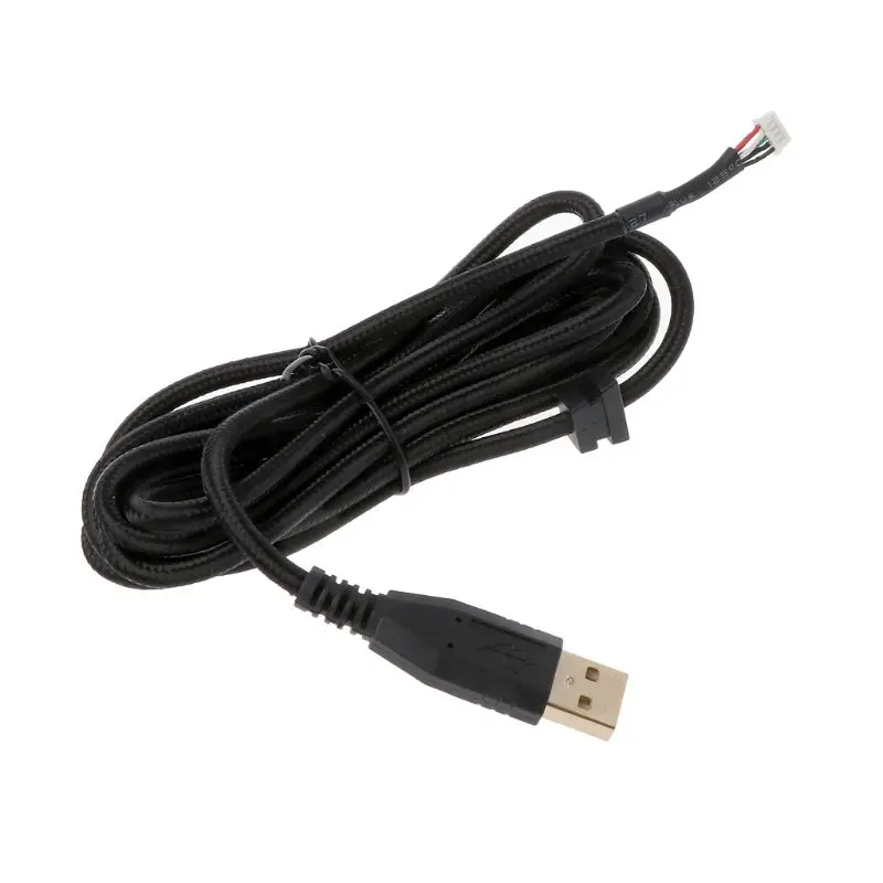 Позолоченный прочный нейлоновый Плетеный USB кабель для механической клавиатуры