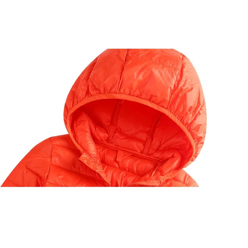 discounted Children Jacket Outerwear Boy and Girl Autumn Warm Down Hooded Coat Teenage Parka Kids Winter Jacke