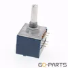 Stereo 10KA 20KA 50KA 100K 250K Japan ALPS RK27 Volume Potentiometer LOG POT Attenuator For Hifi Audio AMP DIY 6mm Round Shaft ► Photo 1/6