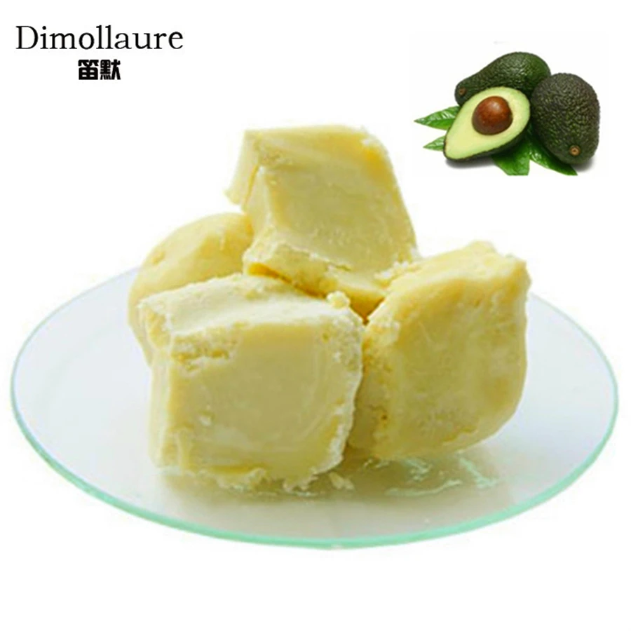 Dimollaure 50g-500g Organic Shea Butter Unrefined skin care hair care body massage oil DIY Base oil handmade soap Esential oil