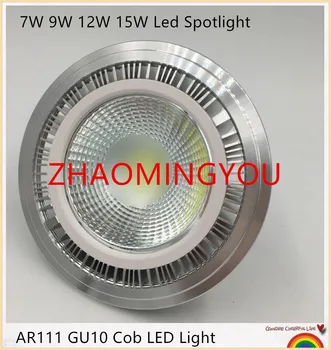

10PCS GU10 7W 9W 12W 15W AC 85-265V LED AR111 GU10 Light Bulb CREE COB Chip Led Spotlight Bulb with 75-100W Halogen Equivalent
