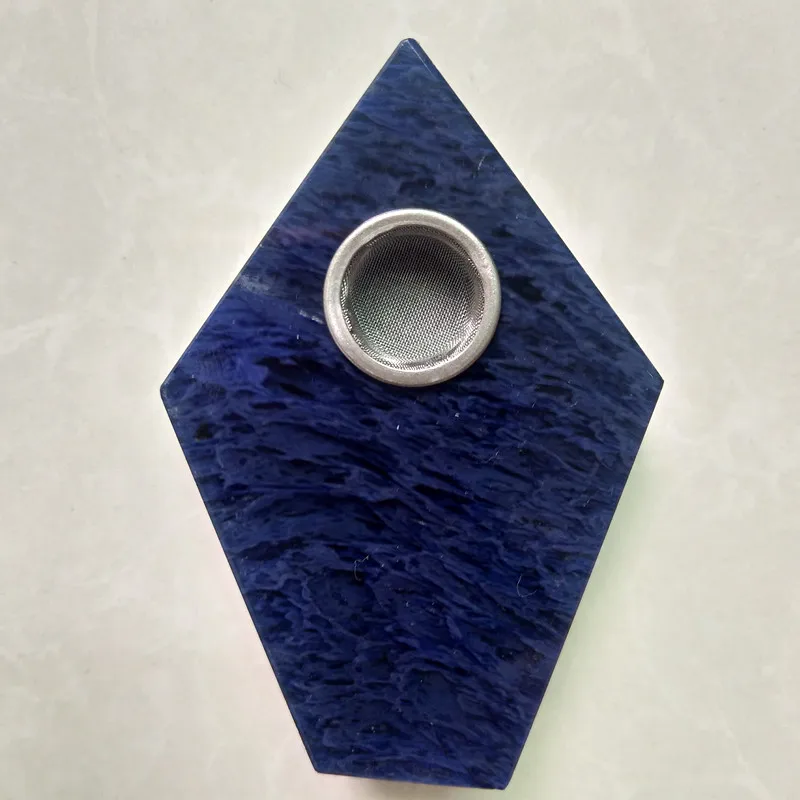 15 камень курительная трубка натуральный Лабрадор каменная труба розовый кварц кристалл курительная трубка Исцеление Кристалл wand ТОЧКА - Цвет: obsidian pipe