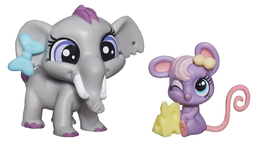 

Genuine Pet Shop, Pet Pawsabilities, Fletcher von Trunk Teensie Fromage [Elephant & Mouse]