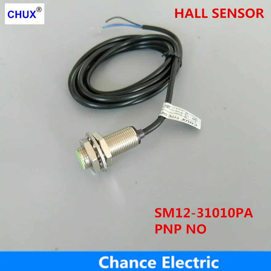 

Permanent Magnet Switch M12 PNP NO Proximity Switch normally open with magnet distance 10mm Hall Sensor
