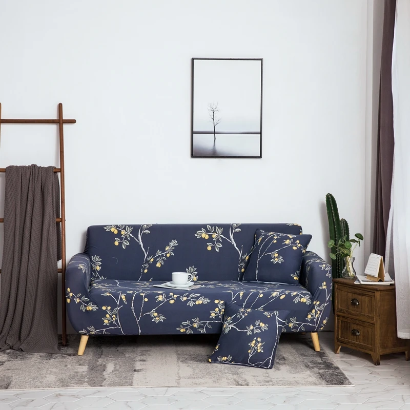 Эластичные универсальные чехлы для диванов секционная наволочка угловая крышка Чехлы для мебели кресла цветок для домашнего декора узор - Цвет: 5