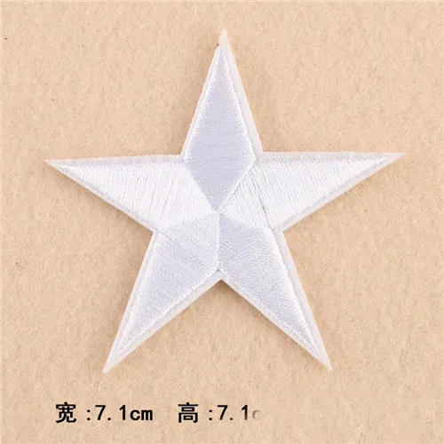 10pcs Small star embroidered patch DIY cartoon badge hat  logo accessories of iron on application  transfers 