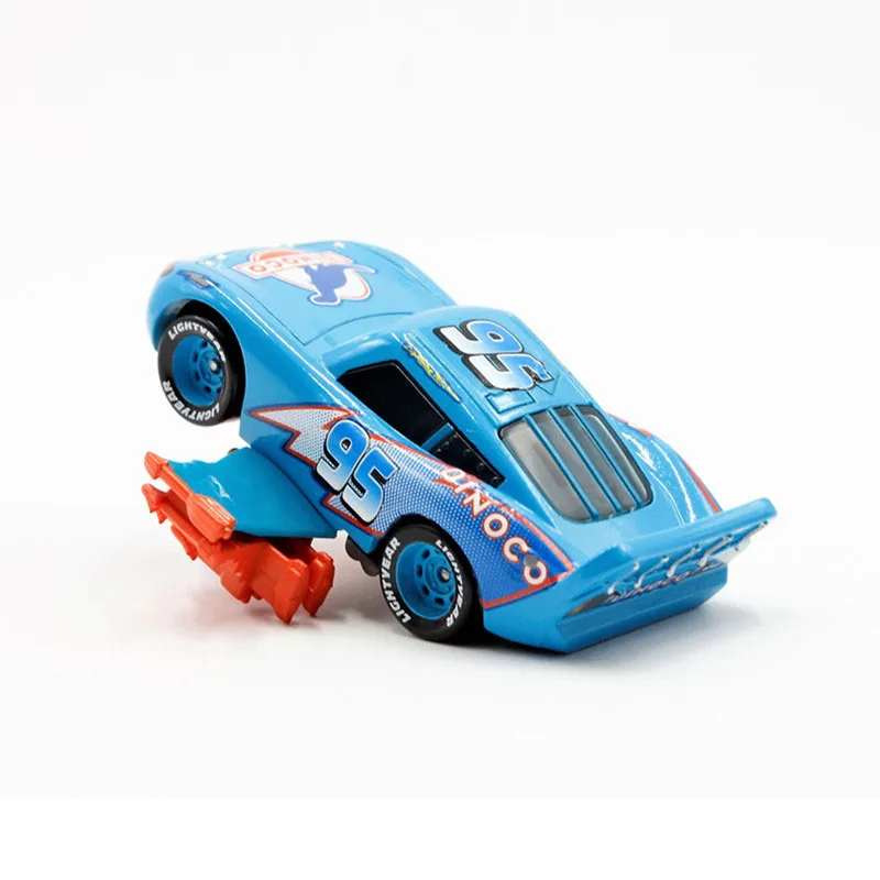coche azul rayo mcqueen