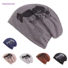 MAERSHEI мужская Кепка-капюшон Ms. Head шапка осенне-зимняя теплая шапка Европейская и американская ветровая вязаная шапка