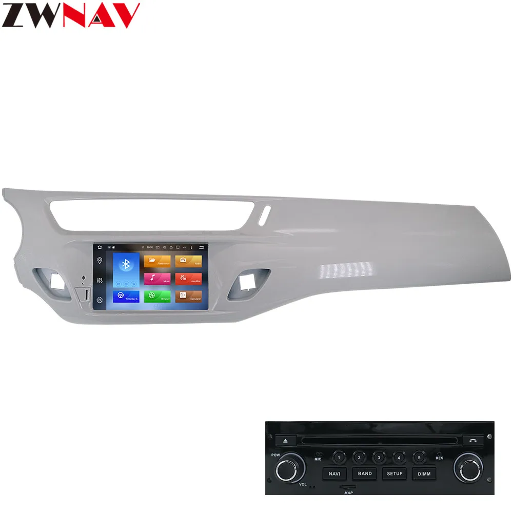 Perfect Android 9.0 8 Core RAM 4G ROM 32G Car DVD Player GPS Stereo Navigation Auto Radio Multimedia for Citroen C3 DS3 2010-2016 White 3