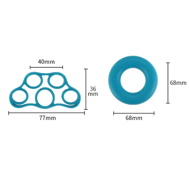 Новый 6 шт./компл. растягиватель для пальцев набор силикатный тренажер рукоятка ручного обучения расширитель предплечья укрепляющие