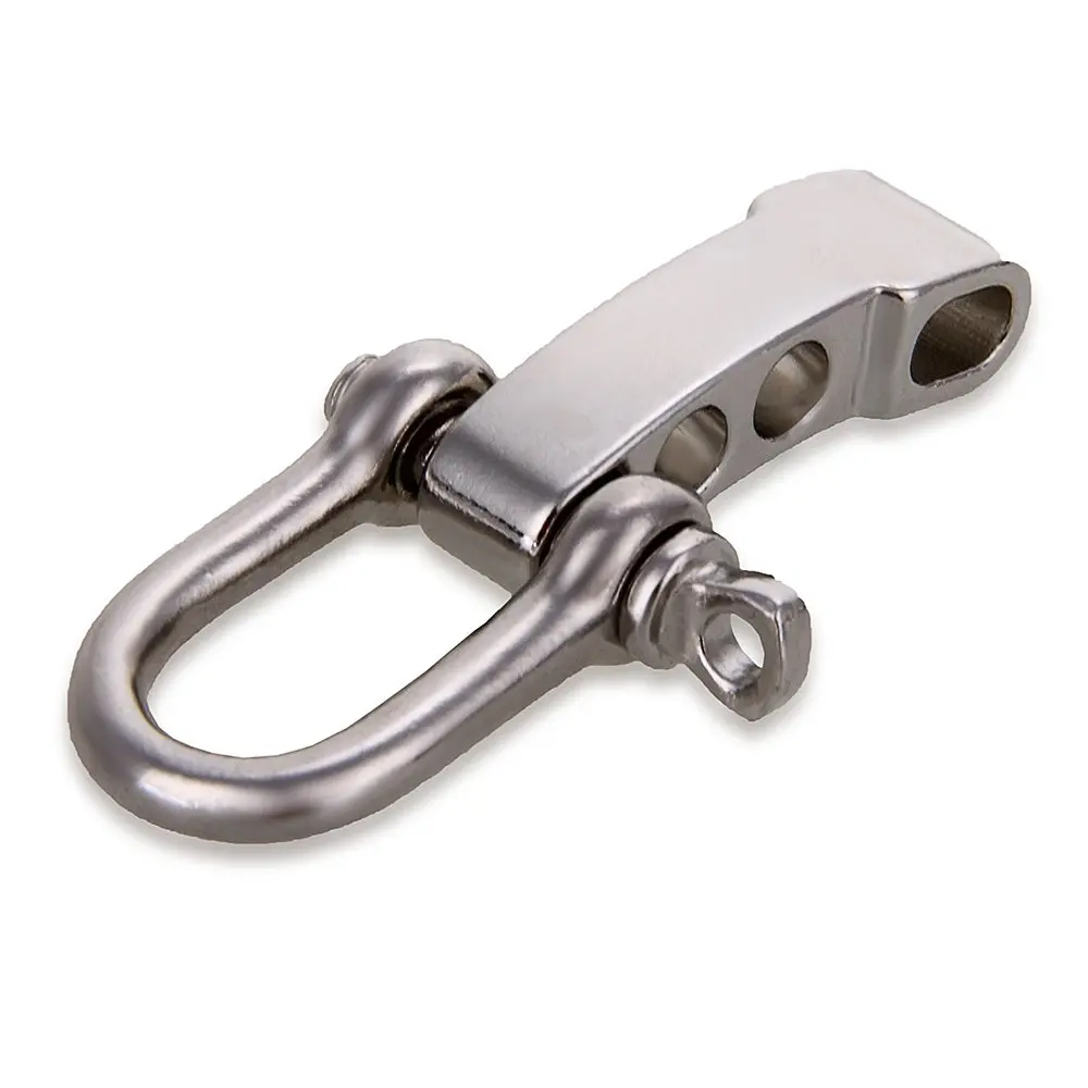 10 قطع سبائك الزنك مشبك قابل للتعديل كليب 5 ملليمتر بقاء سوار Paracord